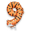 Picture of FOIL BALLOON NUMBER 9 TIGER 34 INCH